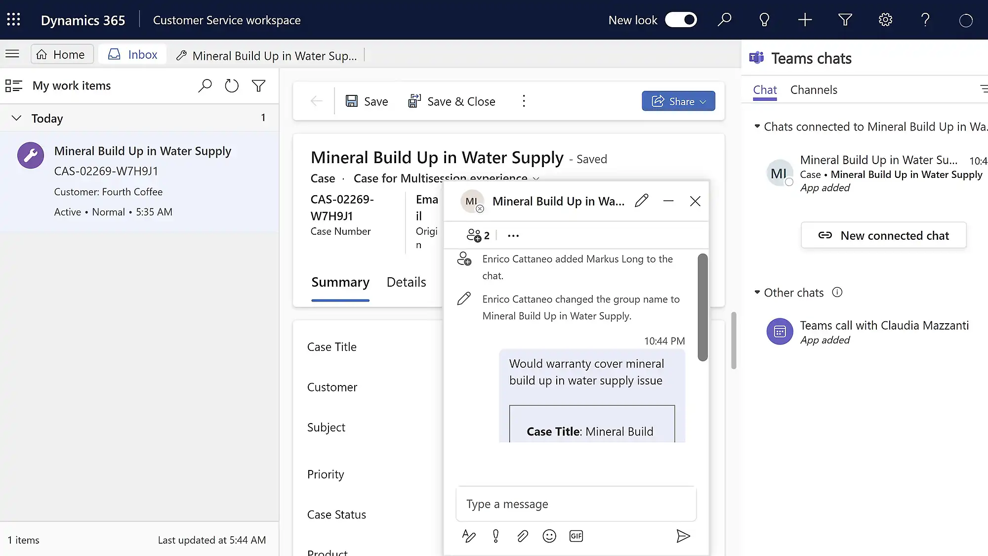 Collaborate live in Microsoft Teams