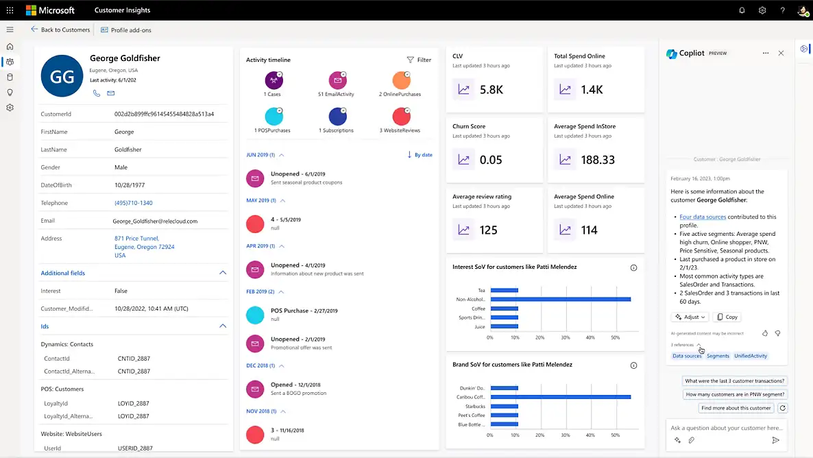 Get insights faster with Copilot