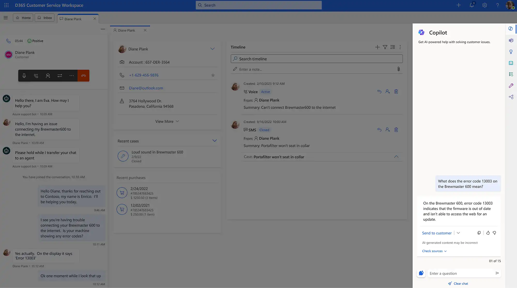 Resolve issues faster with Copilot AI