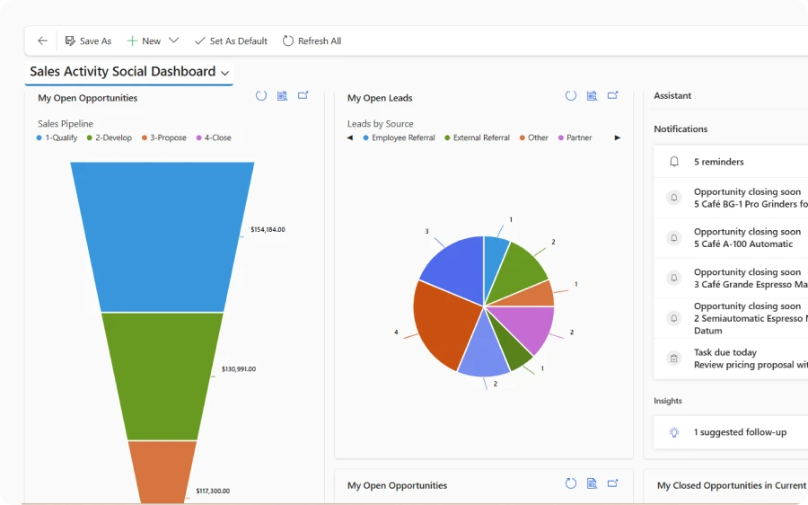 ERBrains CRM implementation team collaboration